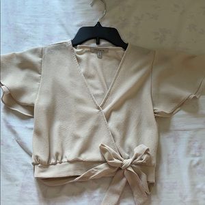 Cropped Ruffle Top